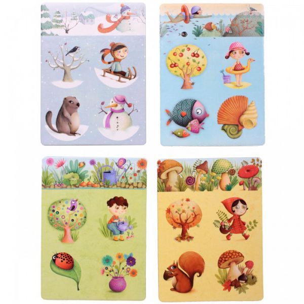 Lernspiel Lotto  – 4 Jahreszeiten - Tublu.de