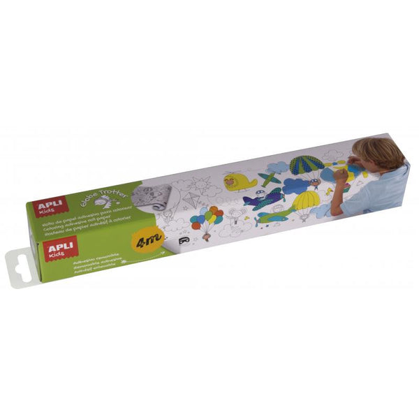 Aufklebbares Malbuch auf einer 4-Meter-Rolle – Transport - Tublu.de