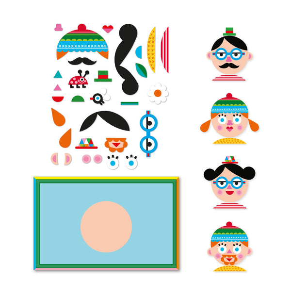 Magnetisches Puzzle – Gesichter - Tublu.de