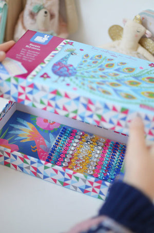 Kunstset mit magischen Strasssteinen – Schöne Vögel - Tublu.de