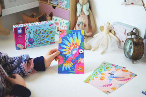 Kunstset mit magischen Strasssteinen – Schöne Vögel - Tublu.de