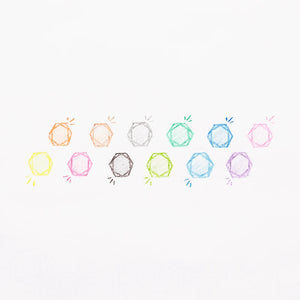 Schiebbarer Buntstift – Diamant zu Diamant