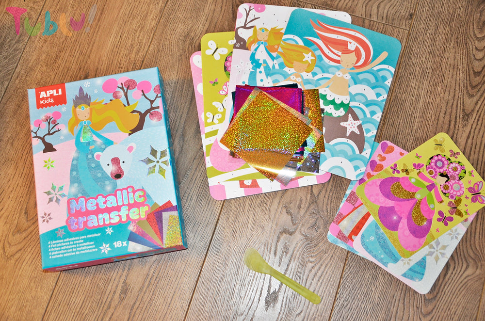 Kunstset mit Abziehbildern und Folie – Prinzessinnen - Tublu.de