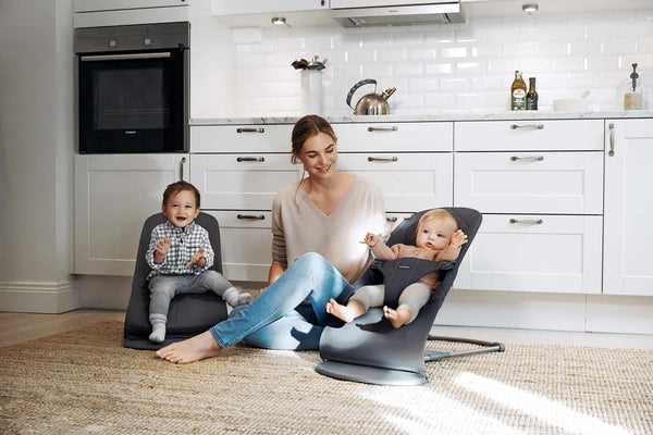 Babywippe BALANCE SOFT – Grau Jersey