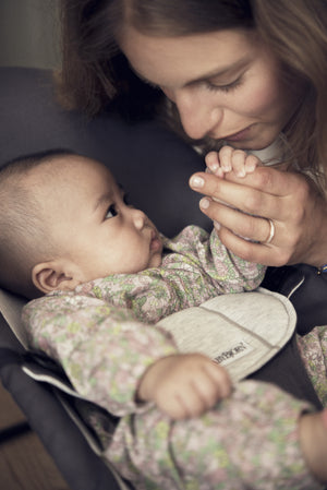 Babywippe BALANCE SOFT – Grau Jersey