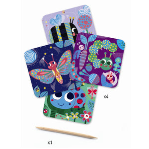 Kratzbild für Kleinkinder – Insekten - Tublu.de