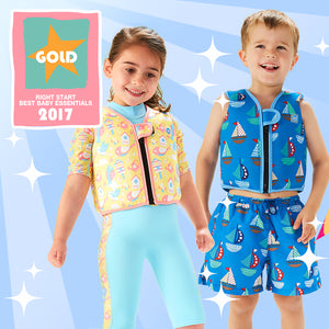 Schwimmweste Go Splash – Schwimmweste ohne Auftriebsregulierung zum Schwimmenlernen S 1-2 Jahre Arka Niny