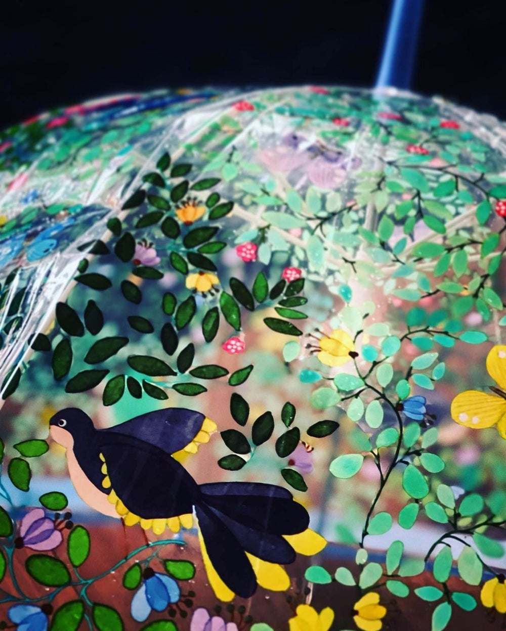 Großer Regenschirm - Vögel - Tublu.de