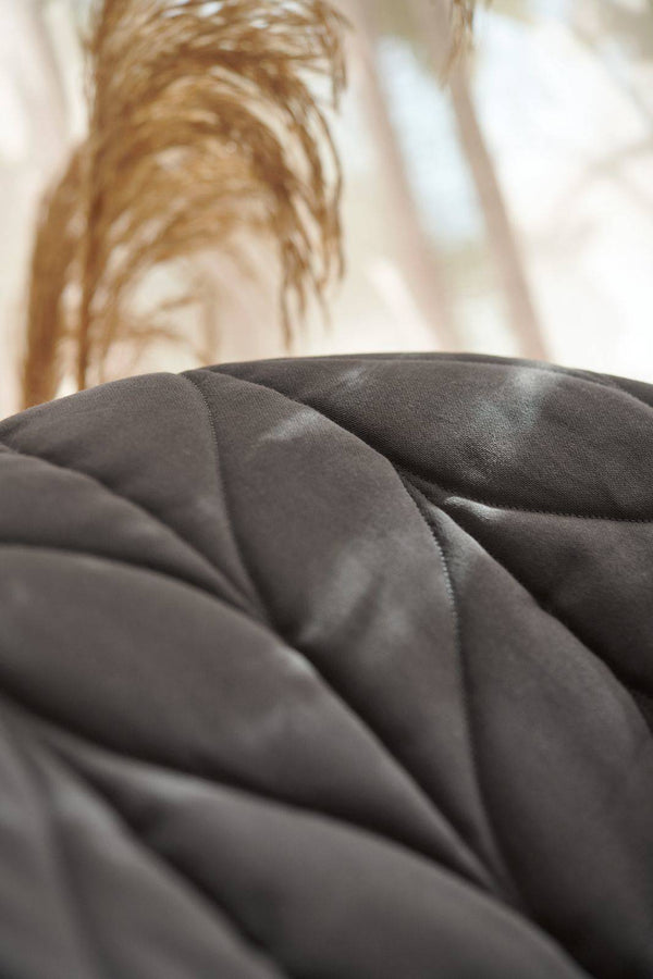 Babywippe BLISS COTTON Petal Quilt – Anthrazit + Spielzeug BALANCE Googly Eyes