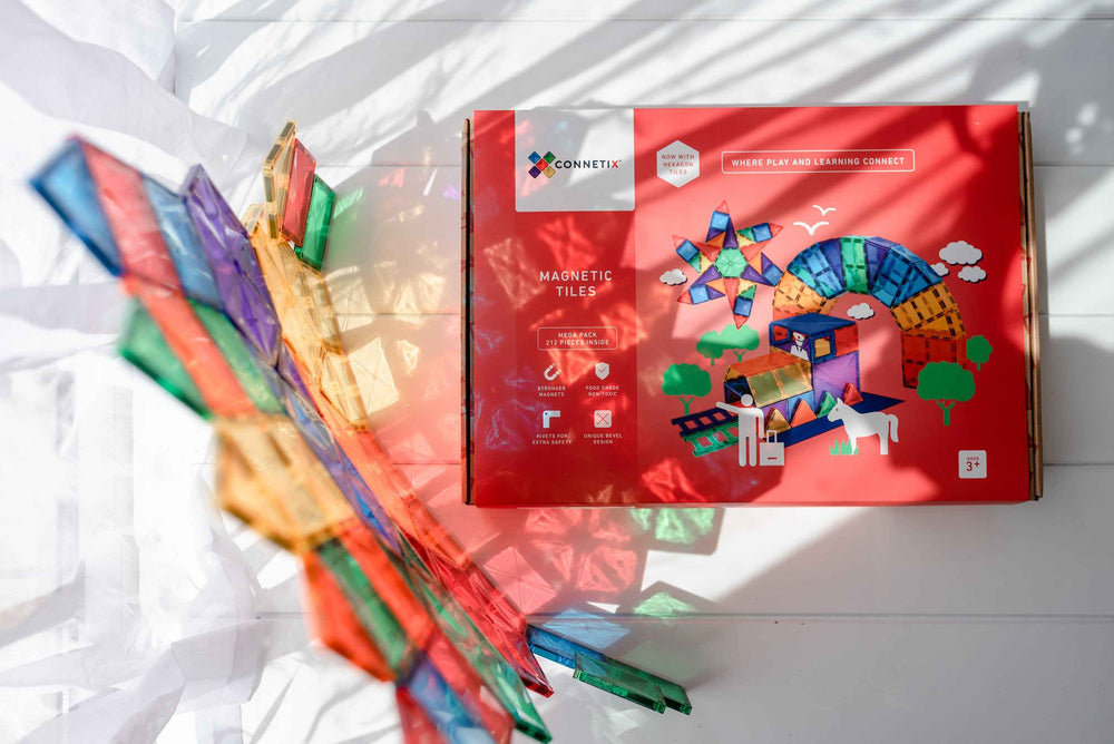 Magnetbausteine – Rainbow Mega Pack 212 Teile