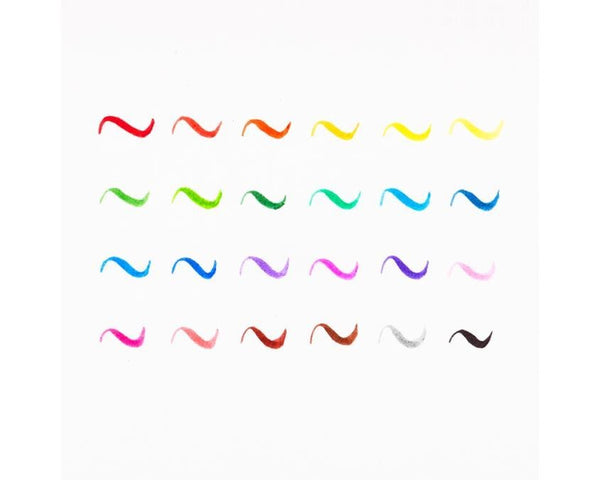Pinselkopf-Filzstifte – Brilliant Brush, 24er-Set