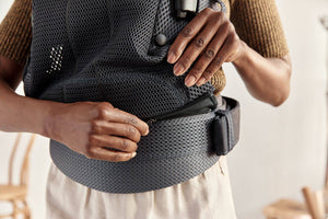 Babytrage Harmony 3D Mesh – Anthrazit + Lätzchen