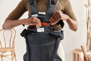 Babytrage Harmony 3D Mesh – Anthrazit + Lätzchen