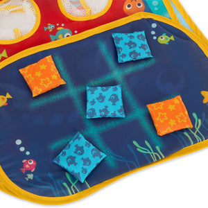 Geschicklichkeitsspiel 3 in 1 – Beutel mit Erbsen – Toss 'n' Score - Tublu.de