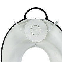 Toilettensitz – Weiß/Schwarz