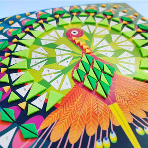 Kunstset – Schaumstoffmosaike – Pfau und Eule - Tublu.de