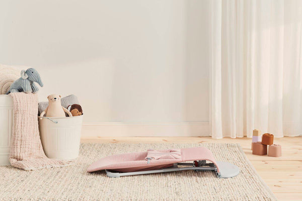 Babywippe BLISS 3D Jersey – Hellrosa