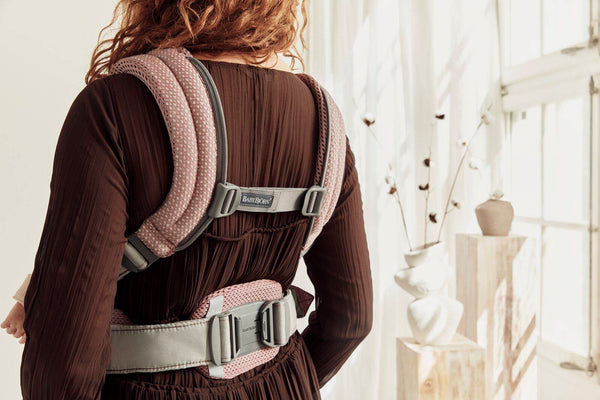 Babytrage Harmony 3D Mesh – Gedämpftes Rosa