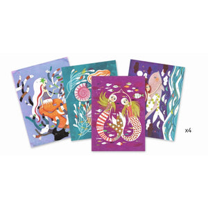 Kunstset mit Glitzer  - Meerjungfrauen - Tublu.de