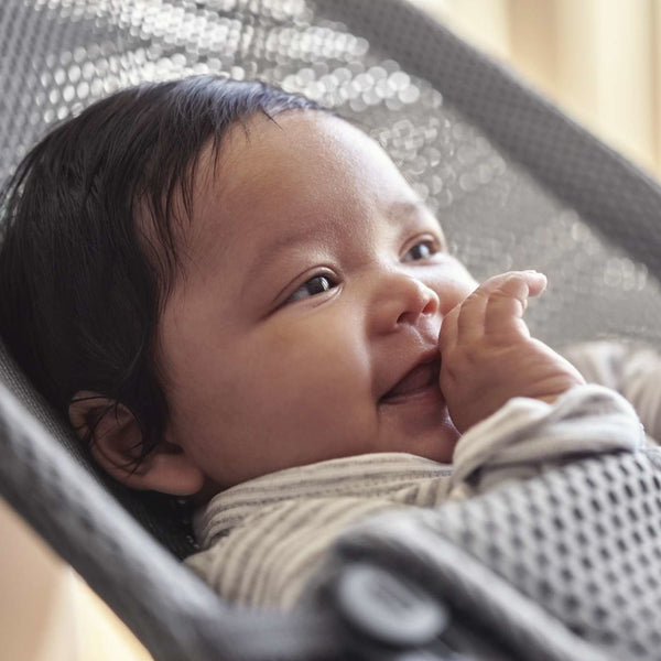 Babywippe BLISS MESH – Grau