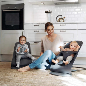 Babywippe BLISS 3D – Blau Jersey