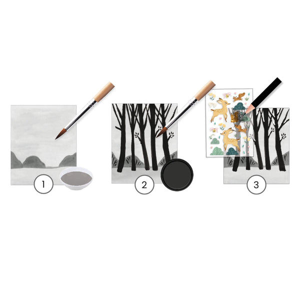 Kunstset  - Der letzte Schnee - Tublu.de