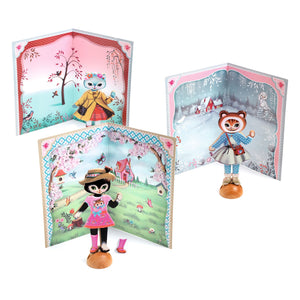 Kleine Ankleidezimmer mit Aufklebern  - Kätzchen - Tublu.de