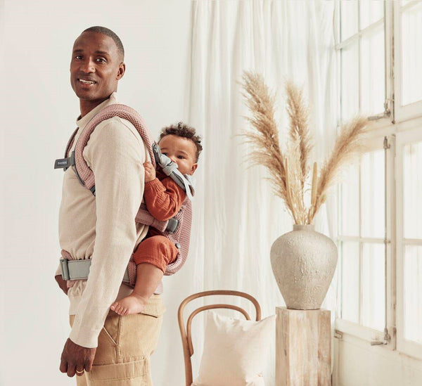 Babytrage Harmony 3D Mesh – Gedämpftes Rosa