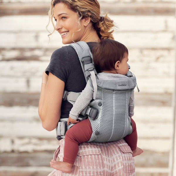 Babytrage Harmony 3D Mesh – Silber