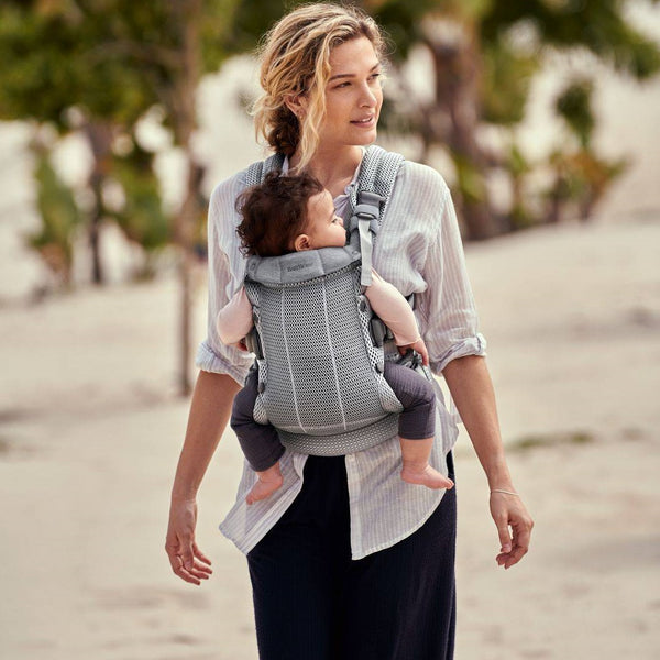 Babytrage Harmony 3D Mesh – Silber
