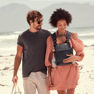 Babytrage Harmony 3D Mesh – Anthrazit + Lätzchen