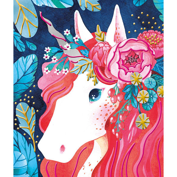 Kreativset zum Malen mit Perlenfarben 3D – Einhörner 7+ - Tublu.de