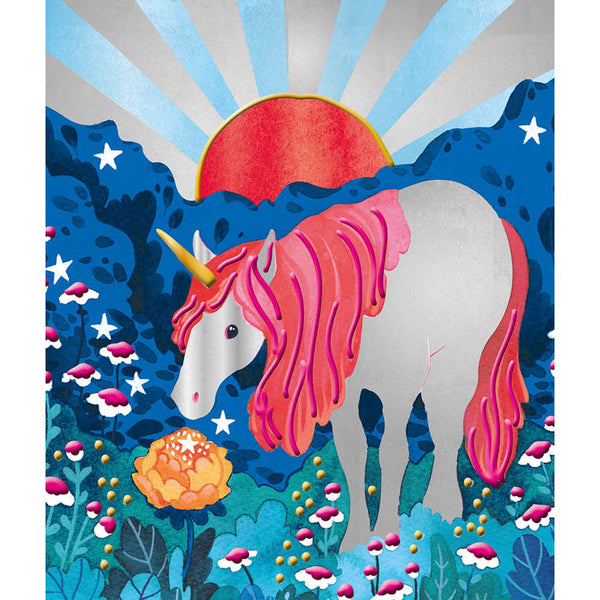 Kreativset zum Malen mit Perlenfarben 3D – Einhörner 7+ - Tublu.de