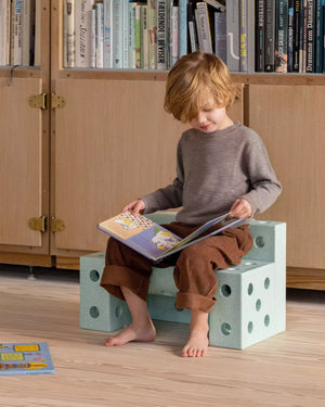 Kreative Bausteine zur Förderung der Grobmotorik Explorer Set – mint 15w1 - Tublu.de