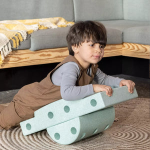 Kreative Bausteine zur Förderung der Grobmotorik Explorer Set – mint 15w1 - Tublu.de