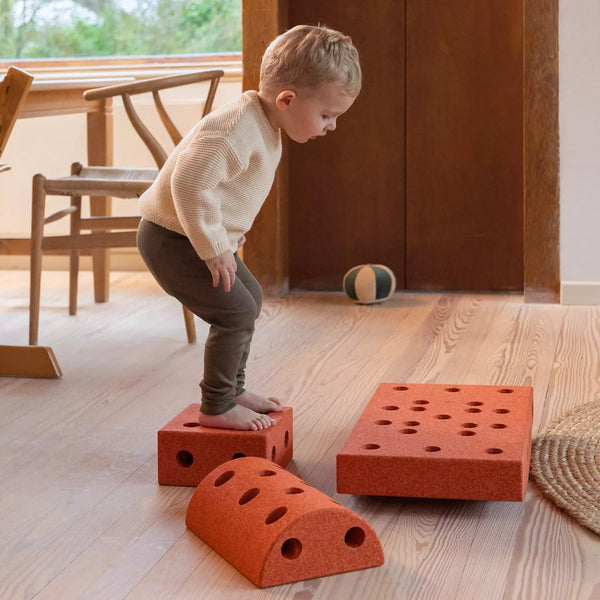 Kreative Bausteine zur Förderung der Grobmotorik Curiosity Set – orange 10w1 - Tublu.de