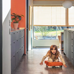 Kreative Bausteine zur Förderung der Grobmotorik Curiosity Set – orange 10w1 - Tublu.de