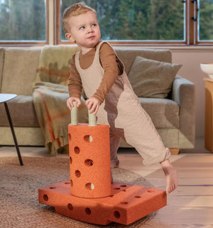 Kreative Bausteine zur Förderung der Grobmotorik Curiosity Set – orange 10w1 - Tublu.de