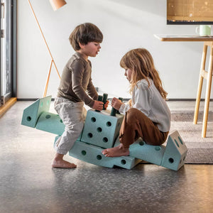 Kreative Bausteine zur Förderung der Grobmotorik Dreamer Set – mint 25 in 1 - Tublu.de