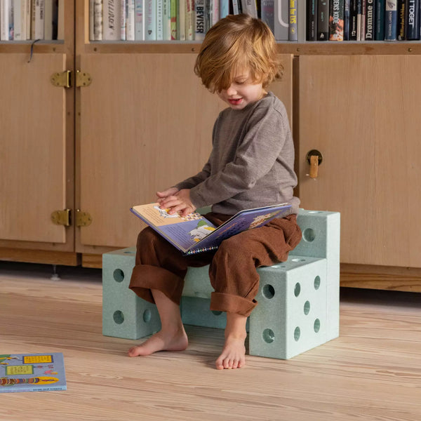 Kreative Bausteine zur Förderung der Grobmotorik Dreamer Set – mint 25 in 1 - Tublu.de