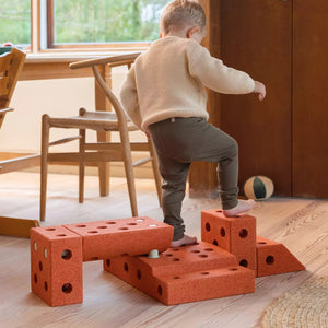 Kreative Bausteine zur Förderung der Grobmotorik Explorer Set – mint 15w1 - Tublu.de