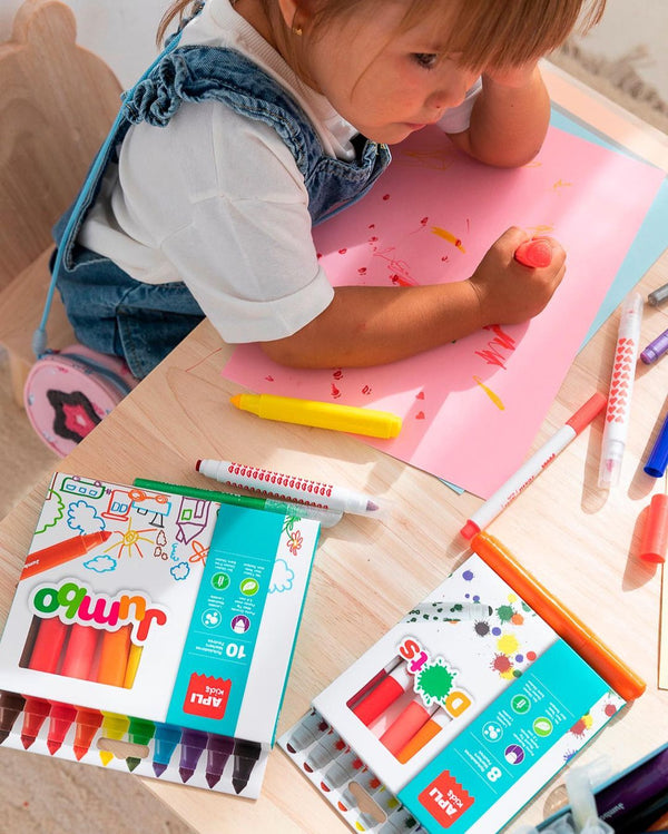Filzstifte mit Punktspitze – 8 Farben - Tublu.de