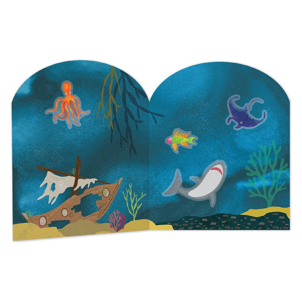 Wiederverwendbares Stickerset - Unterwasserwelt - Tublu.de