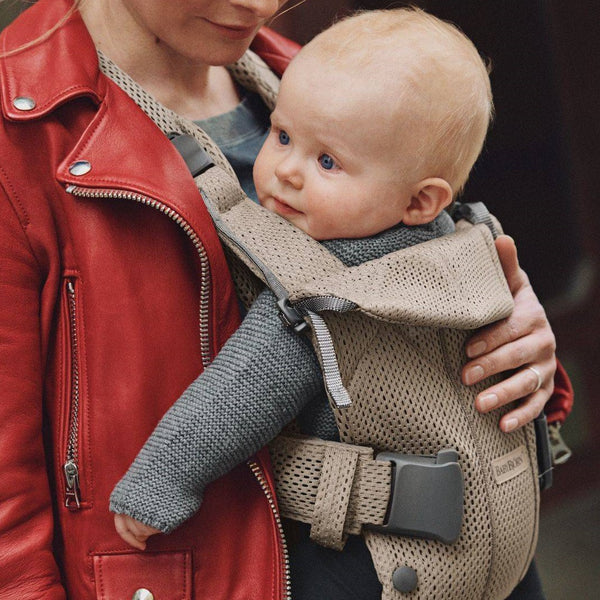 Babytrage ONE AIR 3D Mesh - Grau Beige