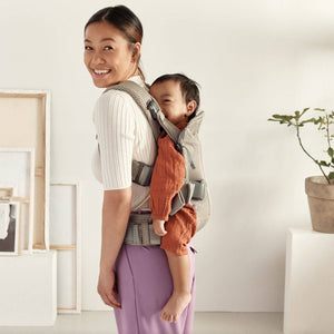 Babytrage ONE AIR 3D Mesh - Grau Beige