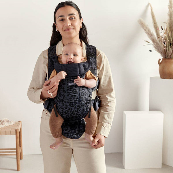Babytrage MOVE 3D Mesh – Anthrazit/Leopard