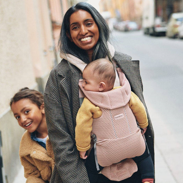 Babytrage MOVE 3D Mesh – Gedämpftes Rosa