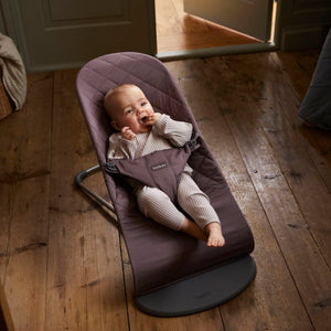 Babywippe BLISS COTTON – Dunkelviolett