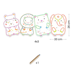 Magische Malbücher  - Wilde Tiere - Tublu.de