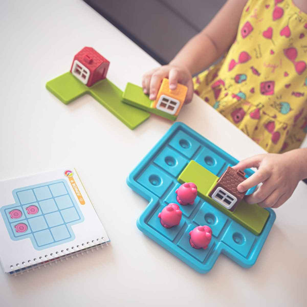 Gra logiczna Smart Games - Trzy małe świnki